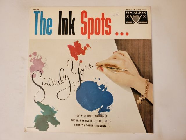 The Ink Spots Sincerely Yours vinyl record