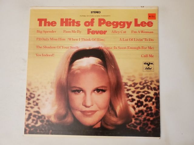 Peggy Lee The Hits of Peggy Lee vinyl record