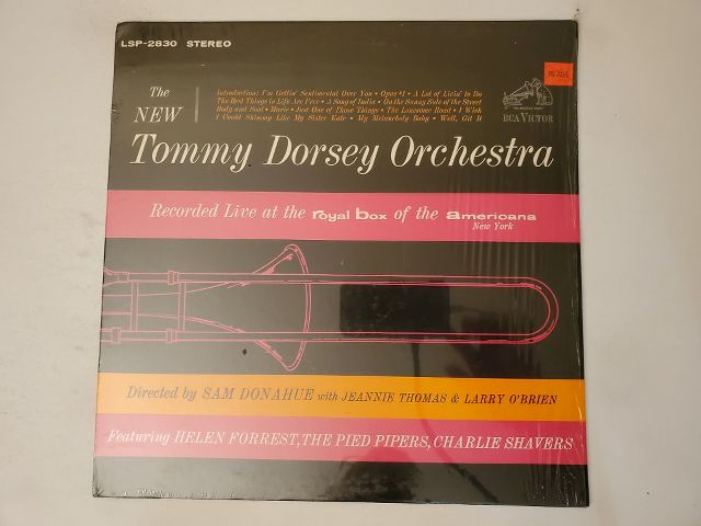 Tommy Dorsey Orchestra Recorded Live at the Royal Box of the Americana vinyl record