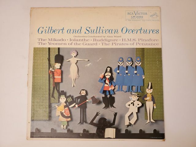 Alan Ward (Conductor) Gilbert and Sullivan Overtures vinyl record