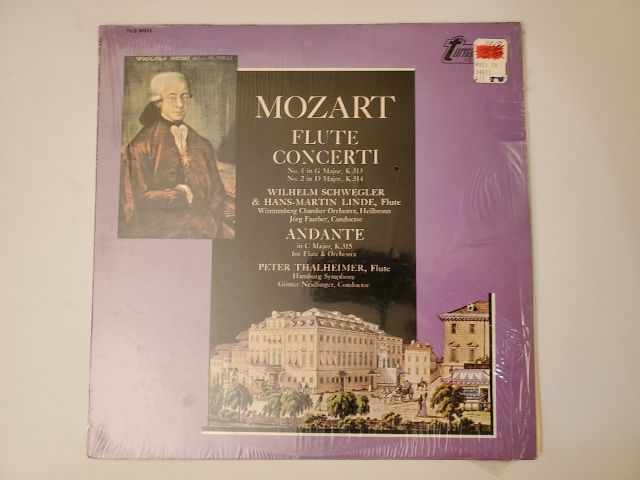 Mozart Flute Concerti vinyl record