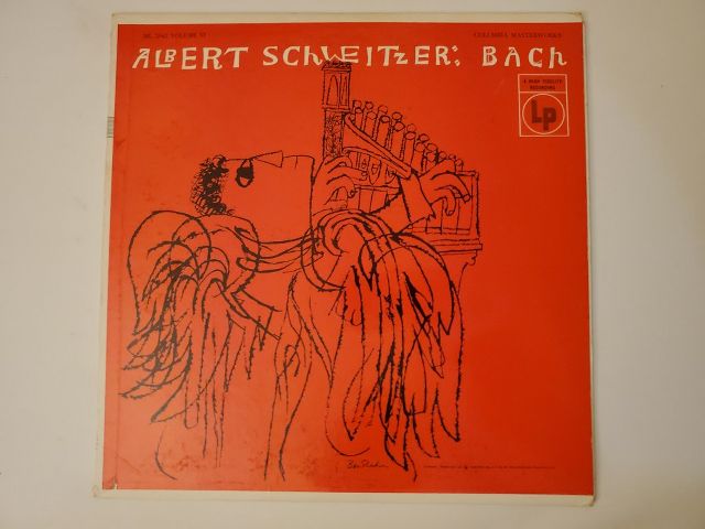 Albert Schweitzer Bach vinyl record
