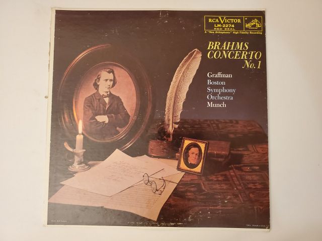Gary Graffman, Boston Symphony Orchestra, Charles Munch Brahms Concerto No. 1 vinyl record