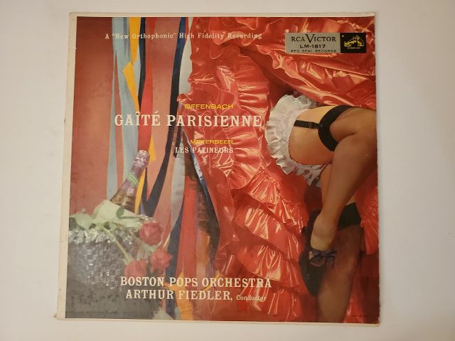 Boston Pops Orchestra conducted by Arthur Fiedler Offenbach: Ga?t? Parisienne; Meyerbeer: Les Patineurs vinyl record