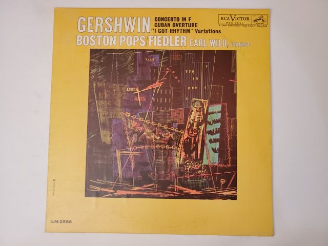 Boston Pops, conducted by Arthur Fiedler Gershwin: Concerto in F, Cuban Overture, 'I Got Rhythm' Variations vinyl record