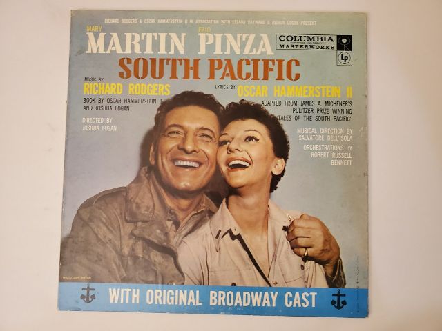 Original Broadway Cast South Pacific vinyl record