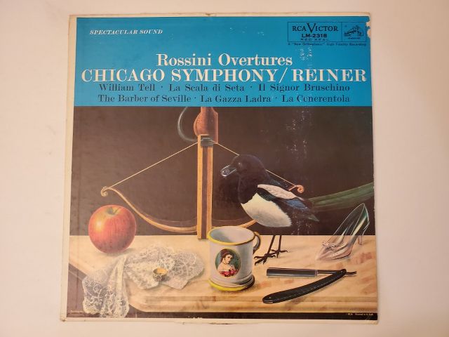 Chicago Symphony Rossini Overtures vinyl record