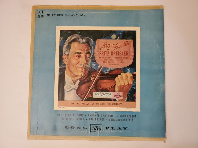 Fritz Kreisler My Favorites vinyl record