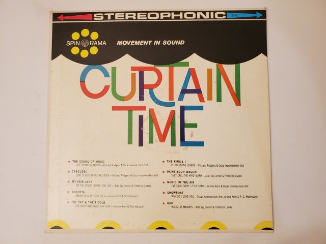 Various Artists Curtain Time vinyl record