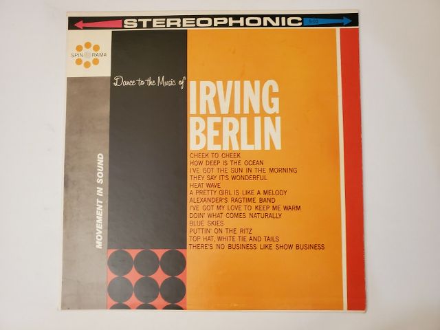 Irving Berlin Dance to the Music of Irving Berlin vinyl record