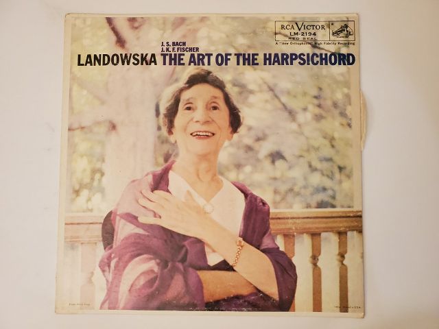 Wanda Landowska The Art of the Harpsichord vinyl record