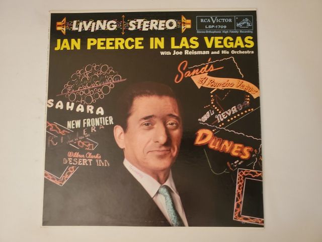 Jan Peerce Jan Peerce in Las Vegas vinyl record