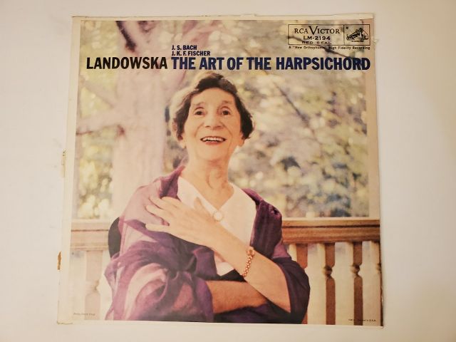 Wanda Landowska The Art of the Harpsichord vinyl record