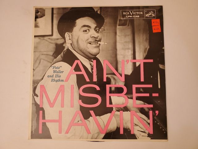 Fats Waller and His Rhythm Ain't Misbehavin' vinyl record