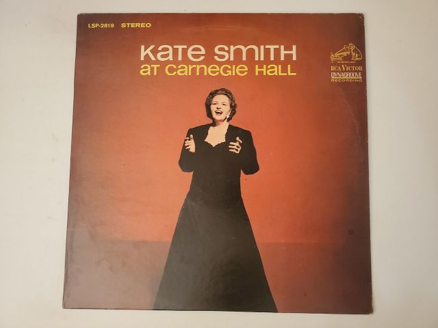 Kate Smith At Carnegie Hall vinyl record