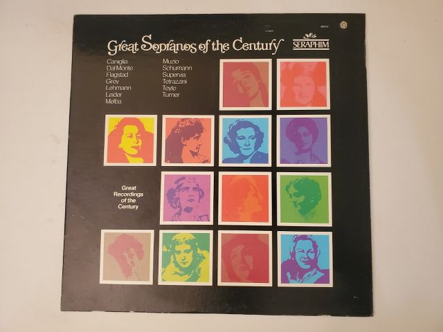 Various Artists Great Sopranos of the Century vinyl record