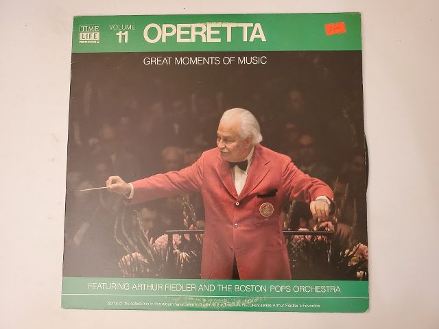 Arthur Fiedler and the Boston Pops Orchestra Operetta: Great Moments of Music, Volume 11 vinyl record