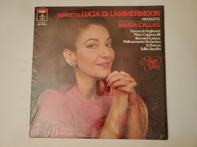 Maria Callas Lucia di Lammermoor Highlights vinyl record
