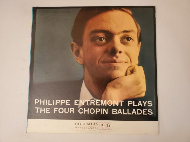 Philippe Entremont Philippe Entremont Plays The Four Chopin Ballades vinyl record