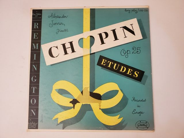 Alexander Jenner, Pianist Chopin Etudes Op. 25 vinyl record