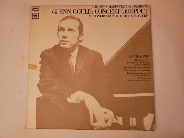 Glenn Gould Concert Dropout vinyl record