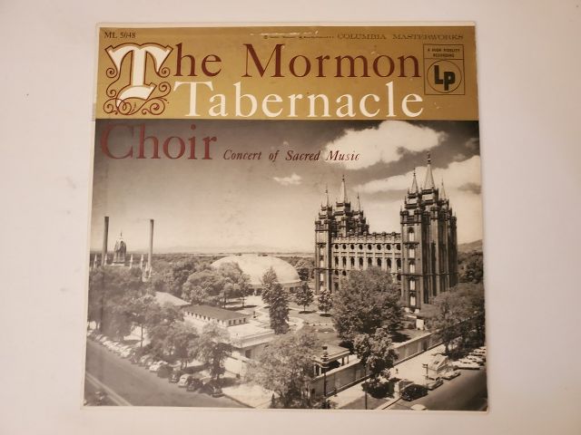 The Mormon Tabernacle Choir Concert of Sacred Music vinyl record