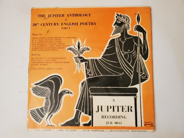 Various Artists The Jupiter Anthology of 20th Century English Poetry Part I vinyl record