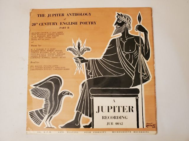 Various The Jupiter Anthology: 20th Century English Poetry Part II vinyl record