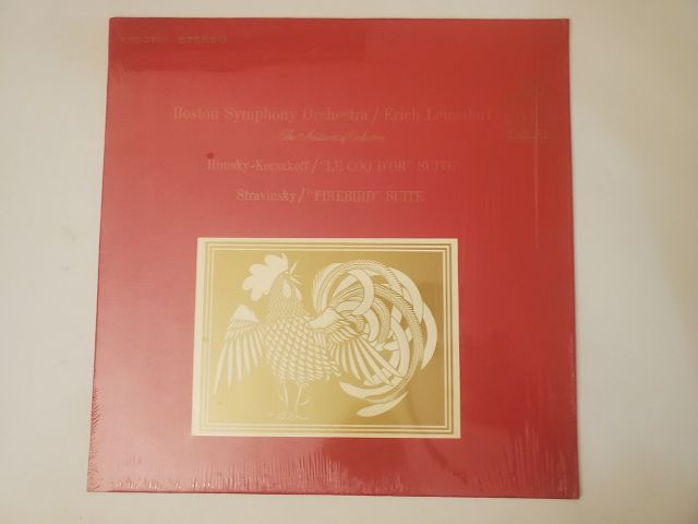 Boston Symphony Orchestra / Erich Leinsdorf Rimsky-Korsakoff / 'Le Coq d'Or' Suite, Stravinsky / 'Firebird' Suite vinyl record