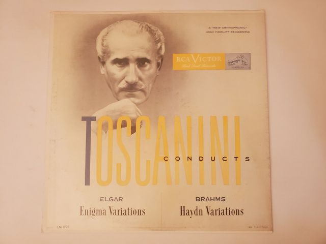 Arturo Toscanini Toscanini Conducts Elgar Enigma Variations, Brahms Haydn Variations vinyl record