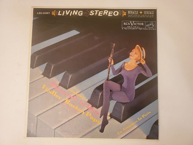Fiedler/Boston Pops Rhapsody in Blue / An American in Paris vinyl record