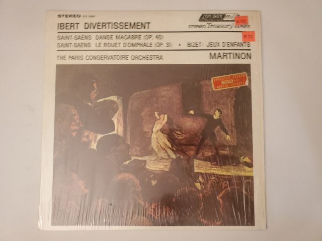 The Paris Conservatoire Orchestra Ibert Divertissement vinyl record