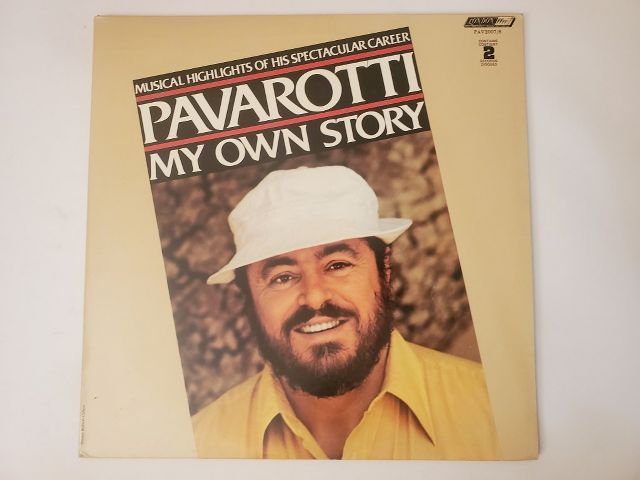 Luciano Pavarotti My Own Story vinyl record