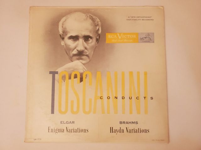 Toscanini Enigma Variations / Haydn Variations vinyl record