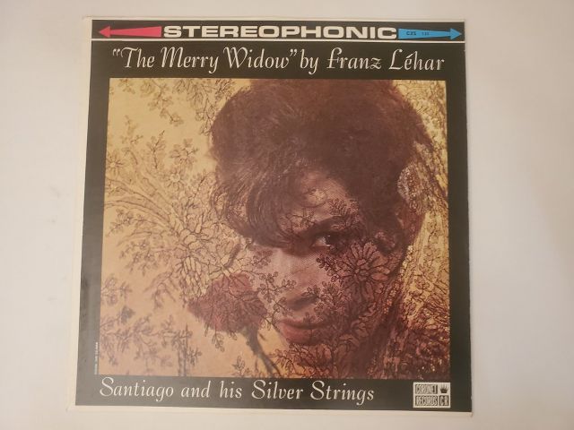 Santiago and His Silver Strings The Merry Widow vinyl record