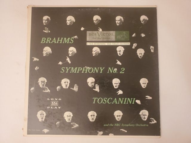 Arturo Toscanini and the NBC Symphony Orchestra Brahms Symphony No. 2 vinyl record