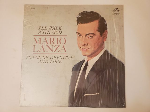 Mario Lanza I'll Walk with God: Songs of Devotion and Love vinyl record