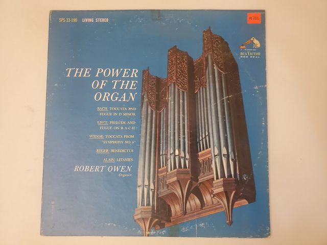 Robert Owen The Power of the Organ vinyl record