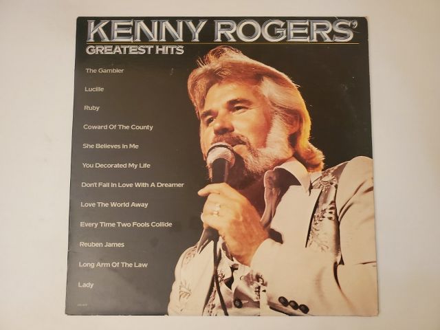 Kenny Rogers Greatest Hits vinyl record