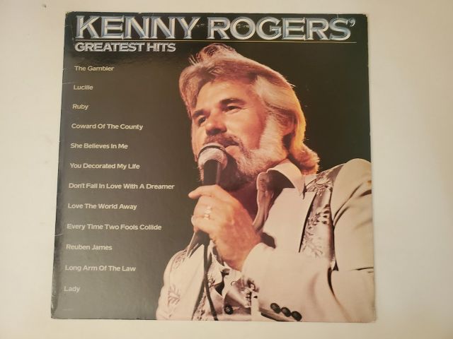 Kenny Rogers Greatest Hits vinyl record