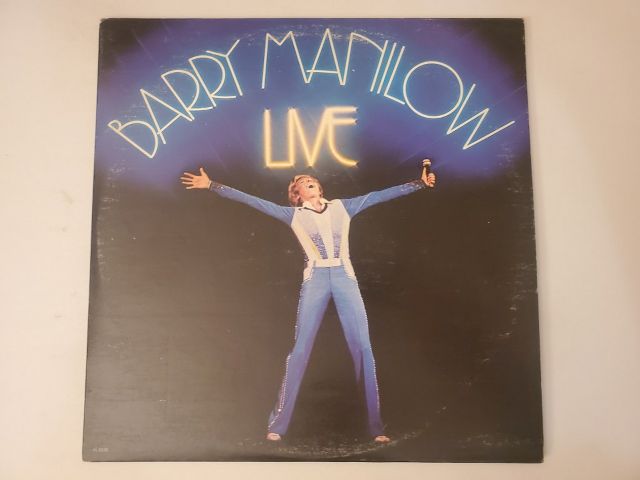 Barry Manilow Live vinyl record
