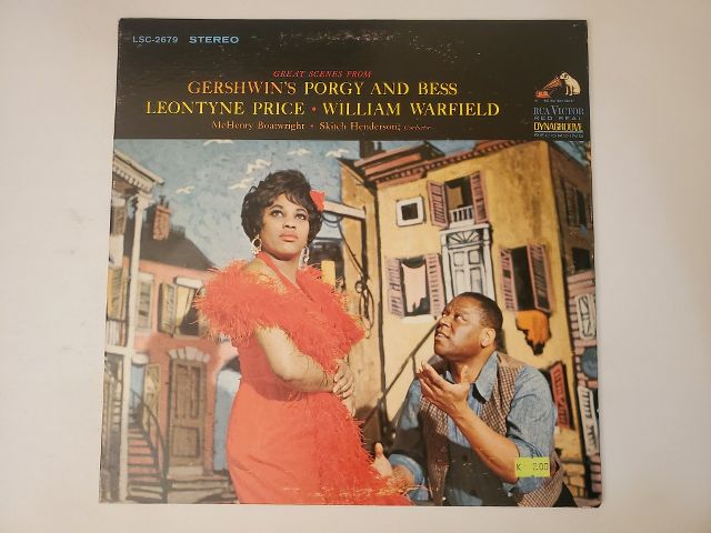 Leontyne Price, William Warfield Great Scenes from Gershwin's Porgy and Bess vinyl record