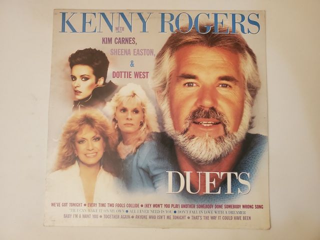 Kenny Rogers Duets vinyl record