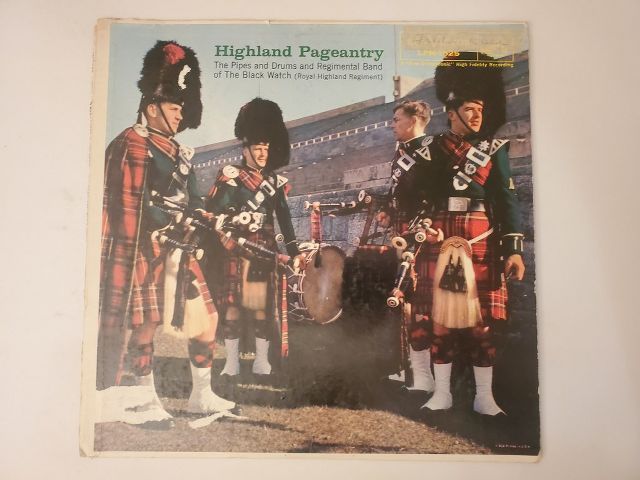 The Pipes and Drums and Regimental Band of The Black Watch (Royal Highland Regiment) Highland Pageantry vinyl record