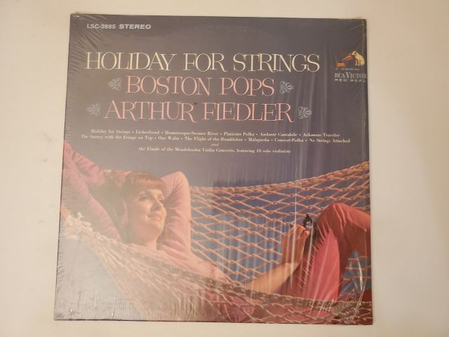 Arthur Fiedler & Boston Pops Holiday for Strings vinyl record