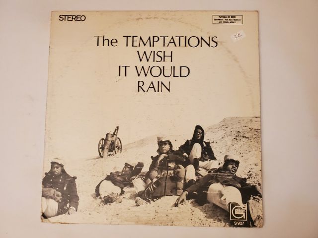 The Temptations Wish It Would Rain vinyl record
