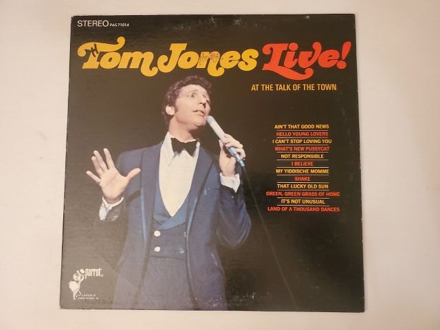 Tom Jones Tom Jones Live! At the Talk of the Town vinyl record