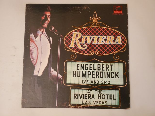 Engelbert Humperdinck Live and S.R.O. at the Riviera Hotel Las Vegas vinyl record