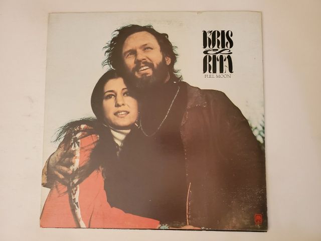 Kris Kristofferson and Rita Coolidge Full Moon vinyl record