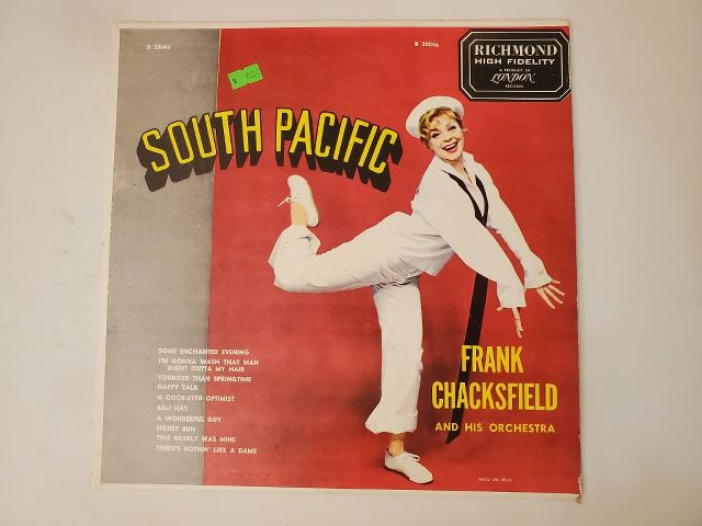 Frank Chacksfield and His Orchestra South Pacific vinyl record